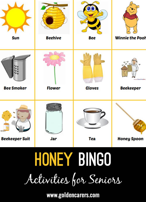 Honey Month Bingo 