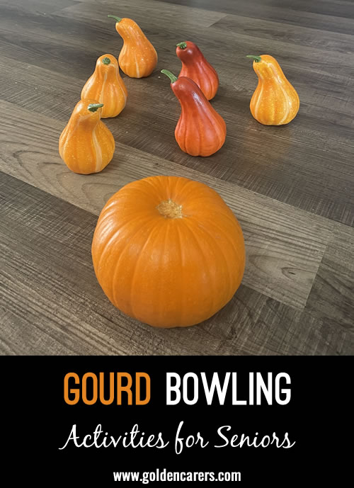 Embrace the beauty of Autumn with a delightful twist on classic bowling - 