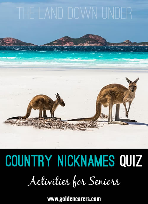 Test your knowledge of the world with this fun quiz on country nicknames and their respective nations!