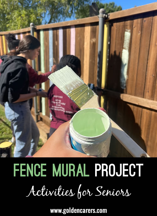 This fence mural project was more than a beautification effort; it was a celebration of community, creativity, and the POWER of shared experiences.