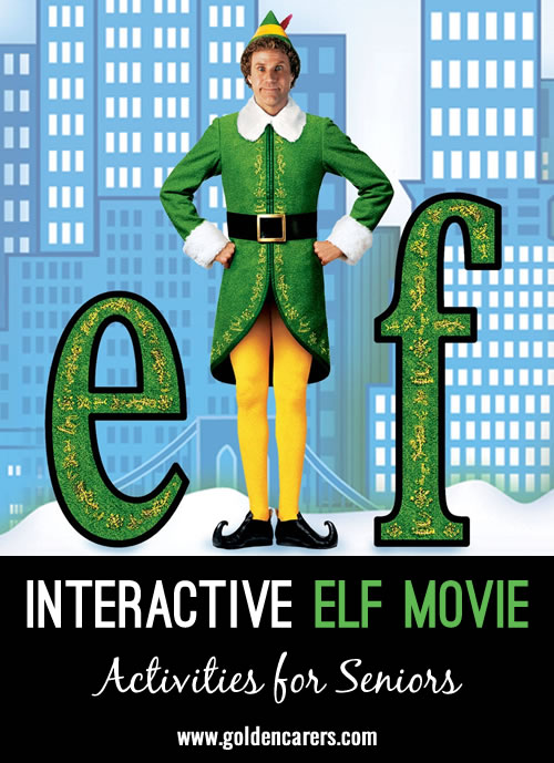 Experience the magic of 'Elf' with an interactive movie session filled with props, snacks, and laughter!