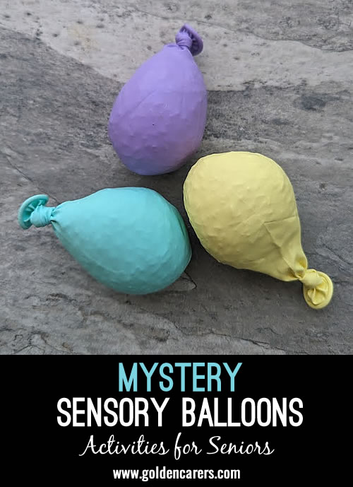 This game mixes sensory touch with reasoning skills and it can be a fun way for some not-so-messy sensory fun!