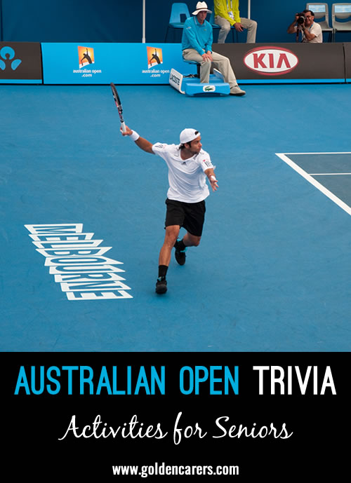 Here is some interesting Australian Open trivia to share!