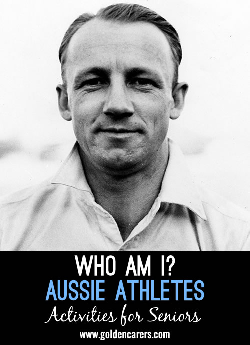 Here is a who am I quiz featuring famous Australian athletes!