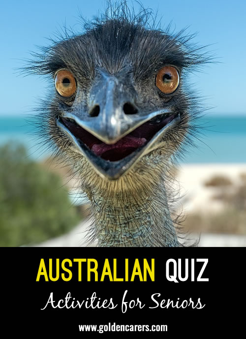 Here's a general knowledge quiz about Australia.