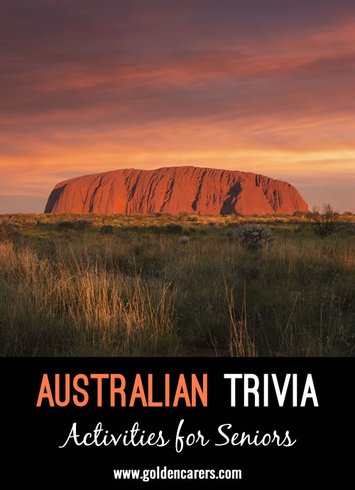 Here are 20 interesting facts about Australia!