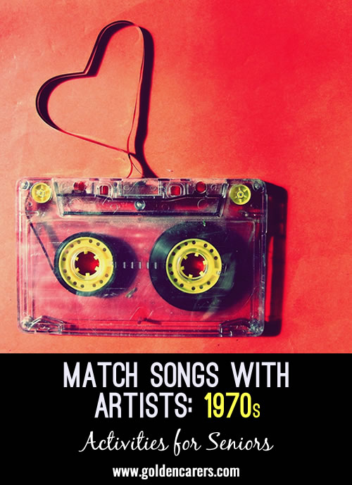 Match the songs with the artists that performed them