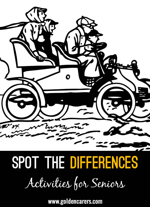 Another fun activity in our spot the differences series for seniors!