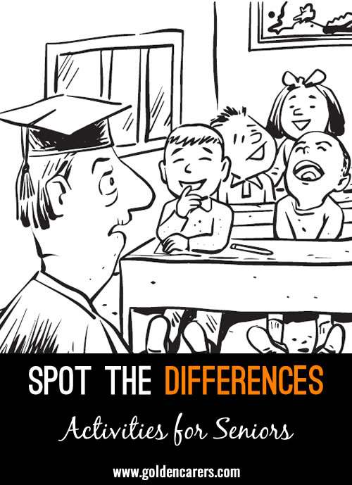 Classroom: Another fun spot-the-difference activity for seniors!