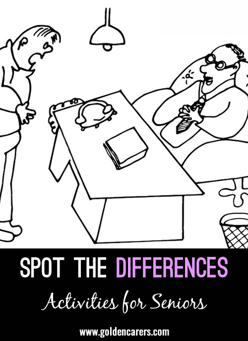 Doctor: Another fun spot-the-differences activity for seniors!