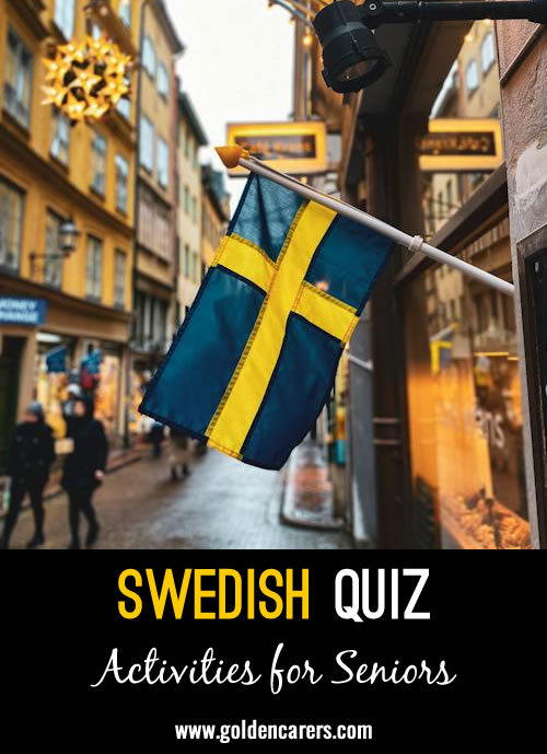 20 Question about Sweden!