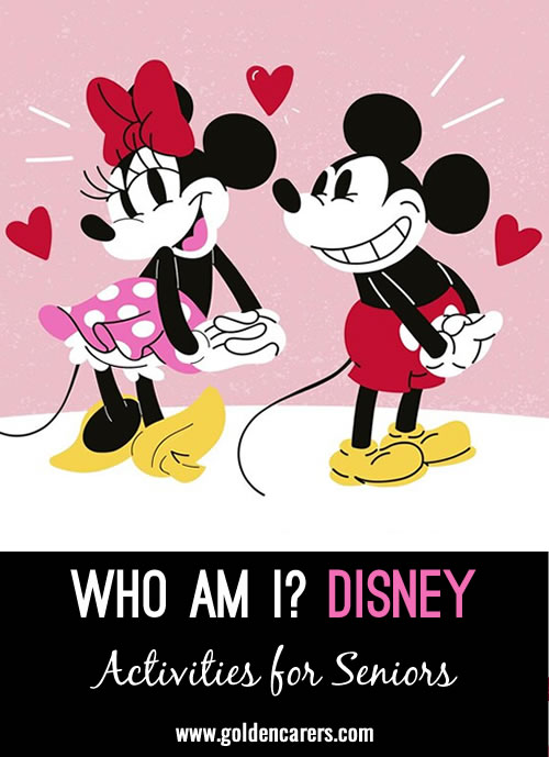 A fun activity: Guess the Disney characters quiz!