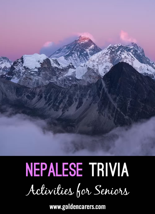 Here are some fascinating tidbits of Nepalese trivia!