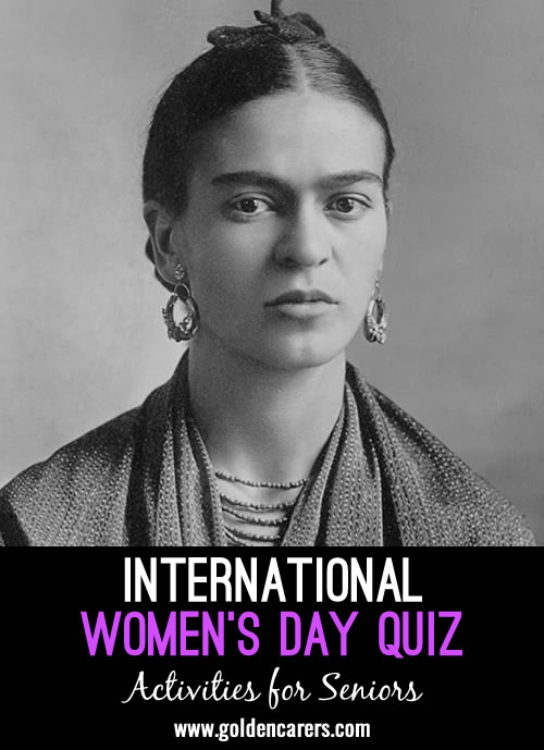 Here's another quiz to test your knowledge of famous women from across the world on International Women's Day!