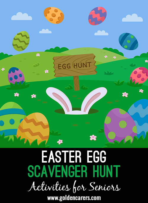 Engage seniors in a fun and interactive Easter-themed activity that promotes mobility, cognitive stimulation, and social interaction.