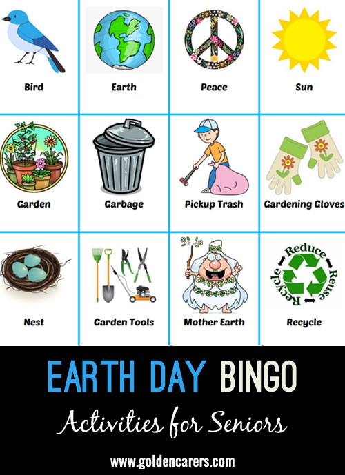 Here is an Earth Day-themed bingo to share!