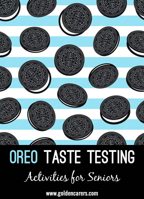 Get ready for a deliciously fun Oreo Flavor Challenge, where participants test their taste buds by identifying different Oreo flavors while blindfolded!