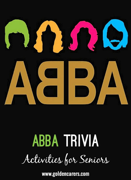 The Eurovision is celebrated each year in May! Here is some interesting ABBA trivia.