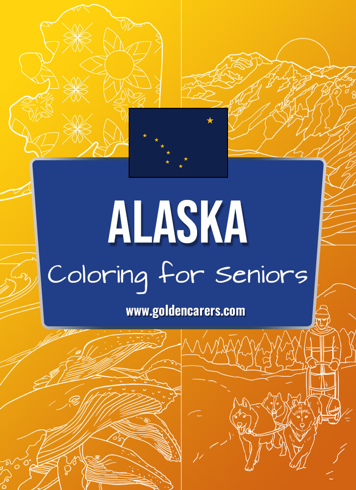 Here are some Alaskan-themed coloring templates to enjoy!