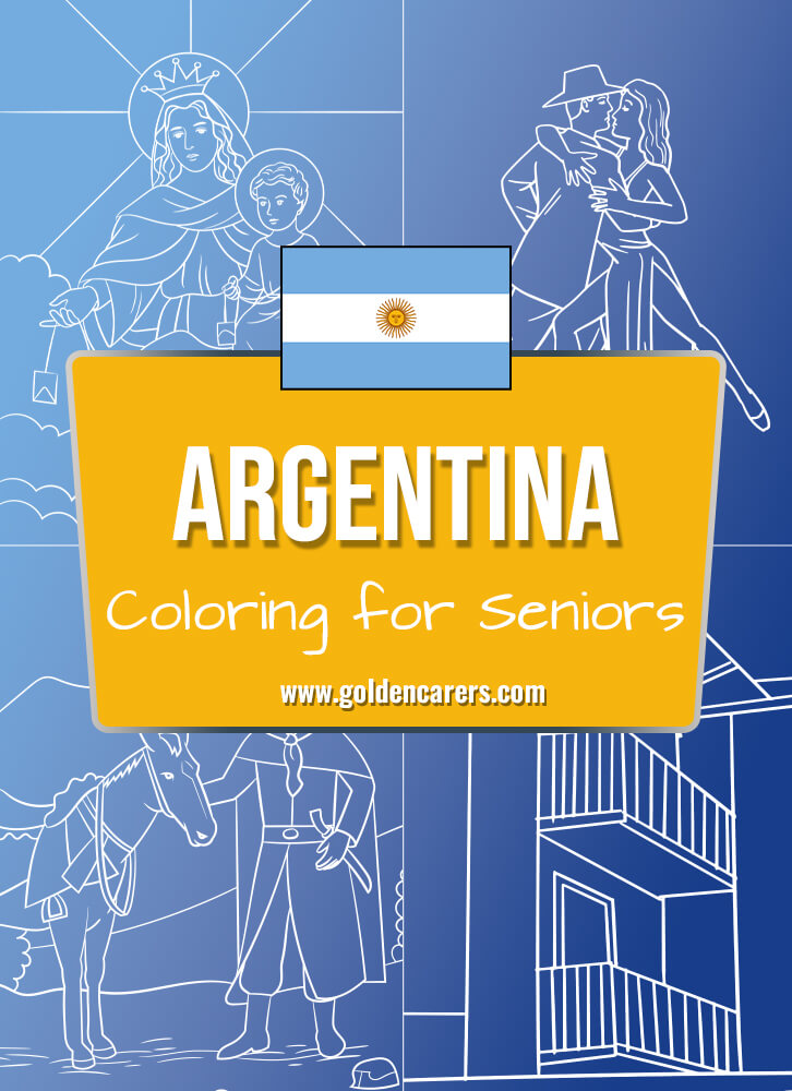 Here are some Argentina-themed coloring templates to enjoy!