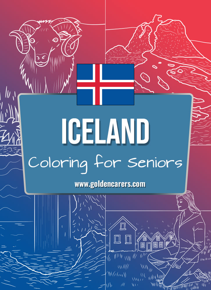 Here are some Icelandic-themed coloring templates to enjoy!