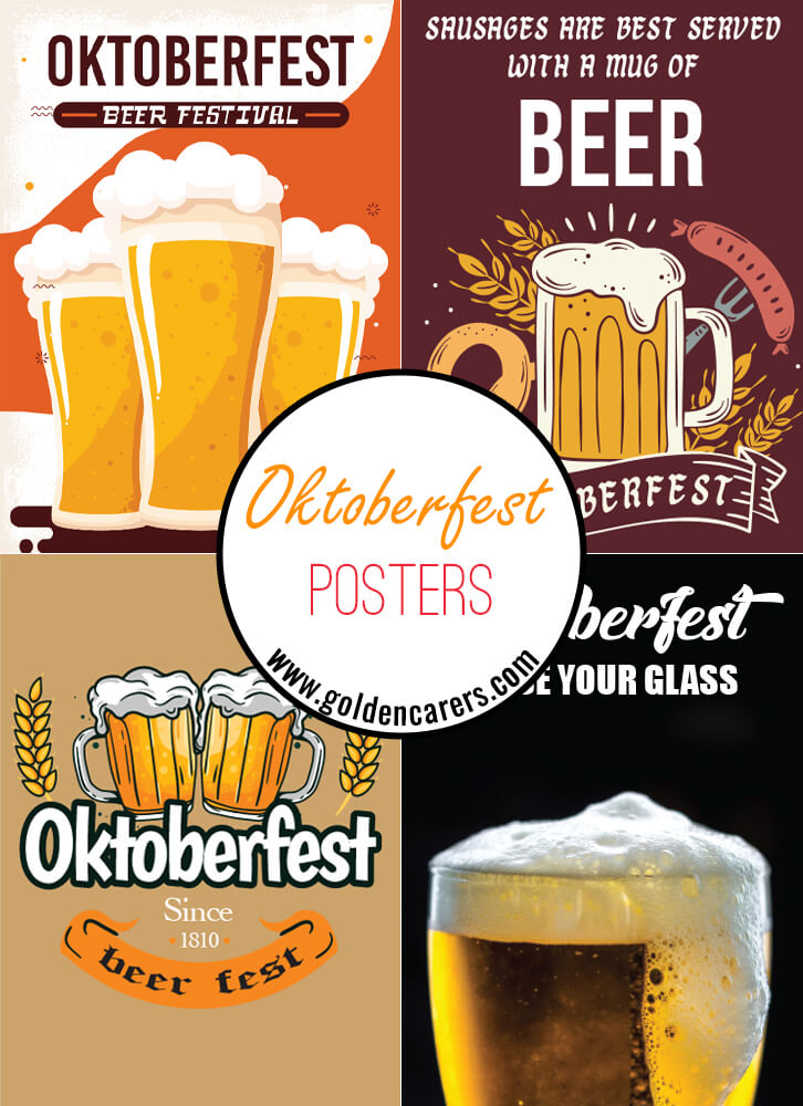 Posters for celebrating Oktoberfest!