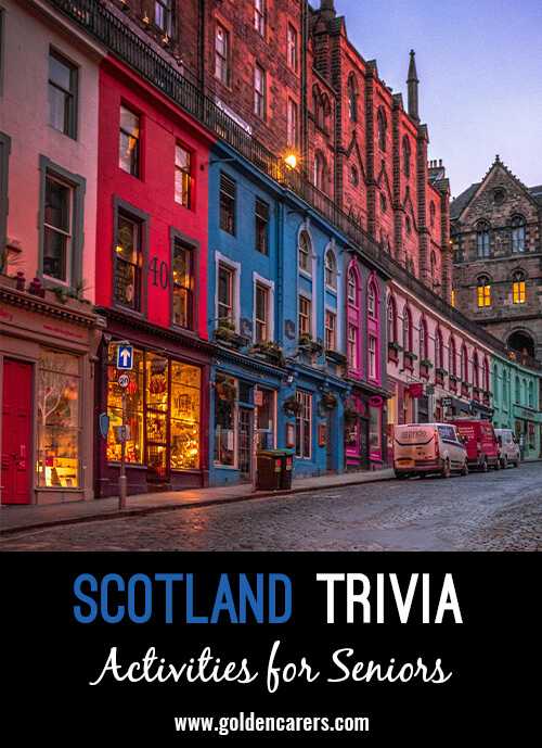 Here are some fascinating tidbits of Scotland trivia!