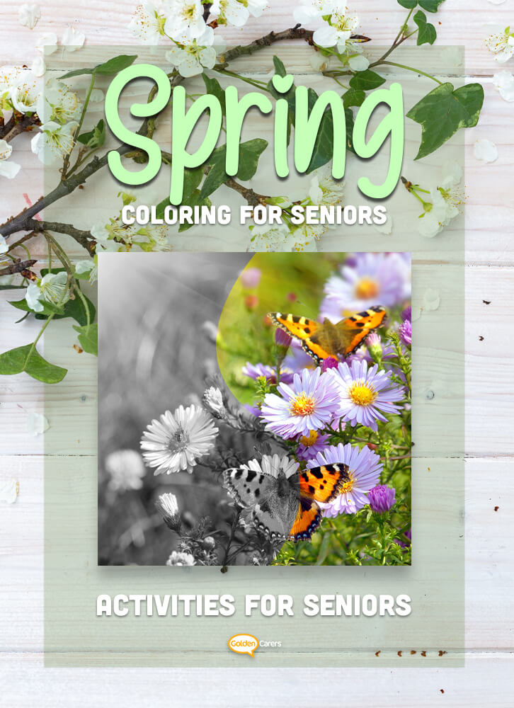 Spring templates for coloring.