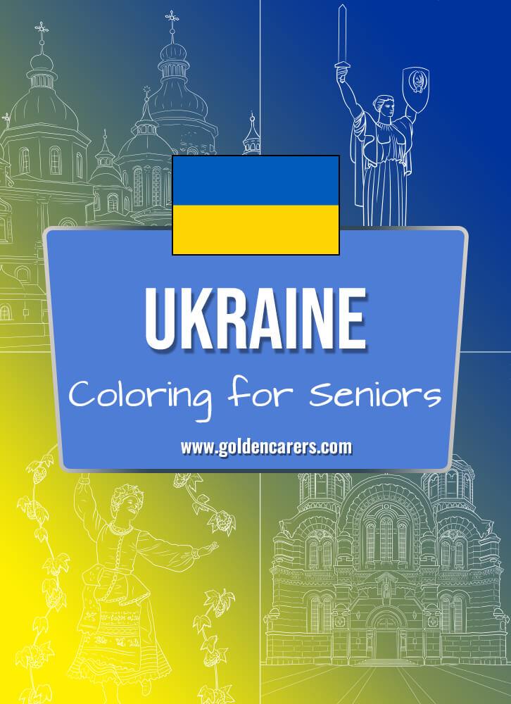 Here are some Ukraine-themed coloring templates to enjoy!