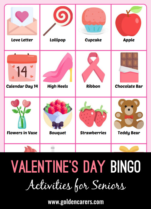 A  Valentine's Day themed Bingo!