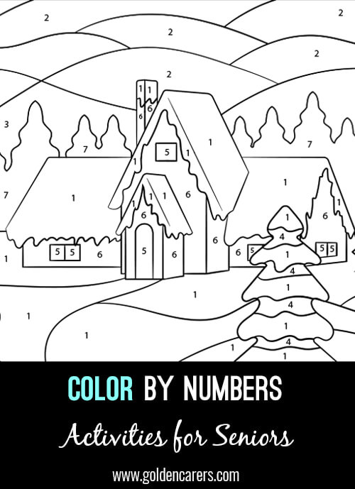Another Christmas themed color by numbers activity to enjoy!