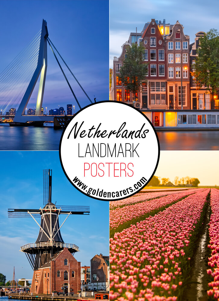 Posters of famous landmarks in the Netherlands!