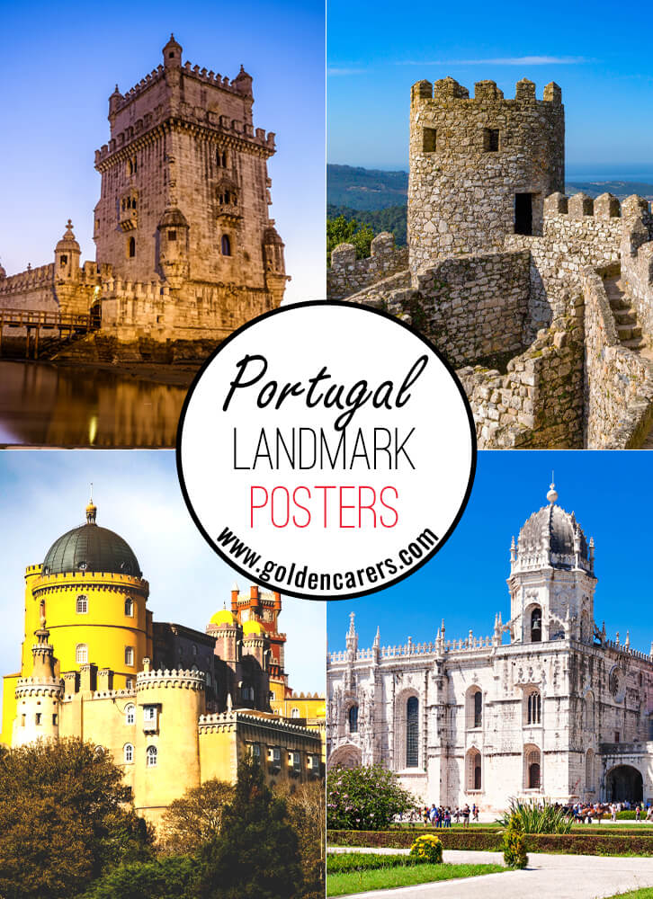 Posters of famous landmarks in Portugal!