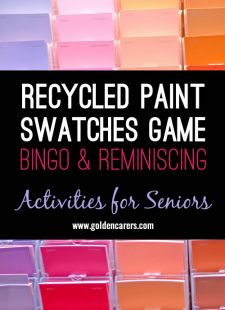 Recycled Paint Swatches Game
