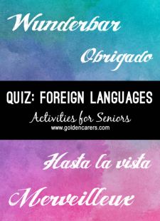 Foreign Language Quiz 2