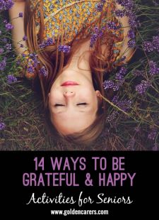 14 Ways to Be Grateful and Happy