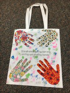 Hands on Tote Art Project