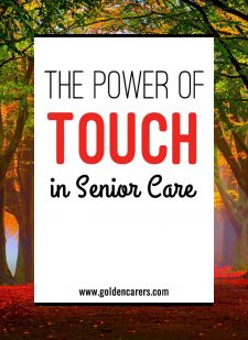 The Power of Touch in Senior Care
