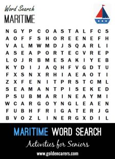 Maritime Word Search