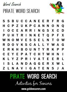 Pirate Word Search