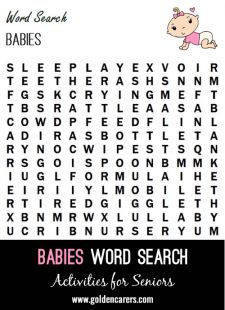 Baby Word Search
