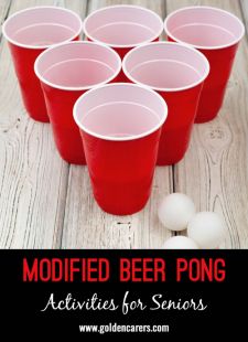 Modified Beer Pong