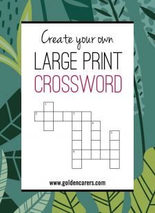 Create Your Own Crossword!