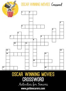 Oscar Winning Movies Crossword