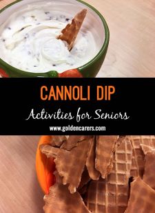 Cooking for Italian Day - Cannoli Dip