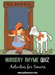 Nursery Rhyme Quiz 5