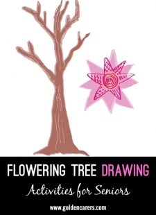 Flowering Tree Drawing