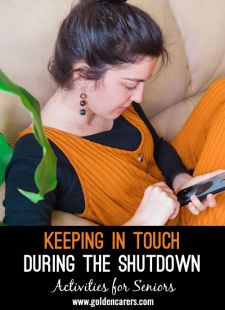 Keeping in touch during the shutdown