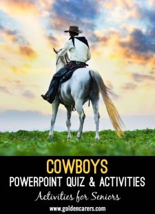 Cowboys PowerPoint Quiz and Activity