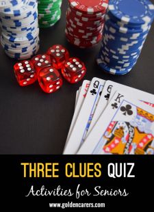 Three Clues - What Do They Have In Common?